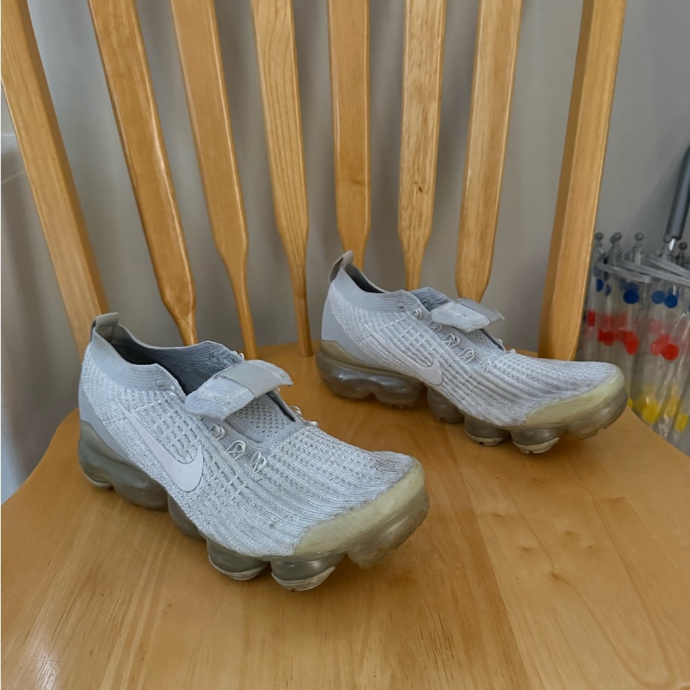 Nike Gray VaporMax Flyknit Shoes